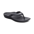 Aetrex Vicki Sandal Women's - Black Gloss
