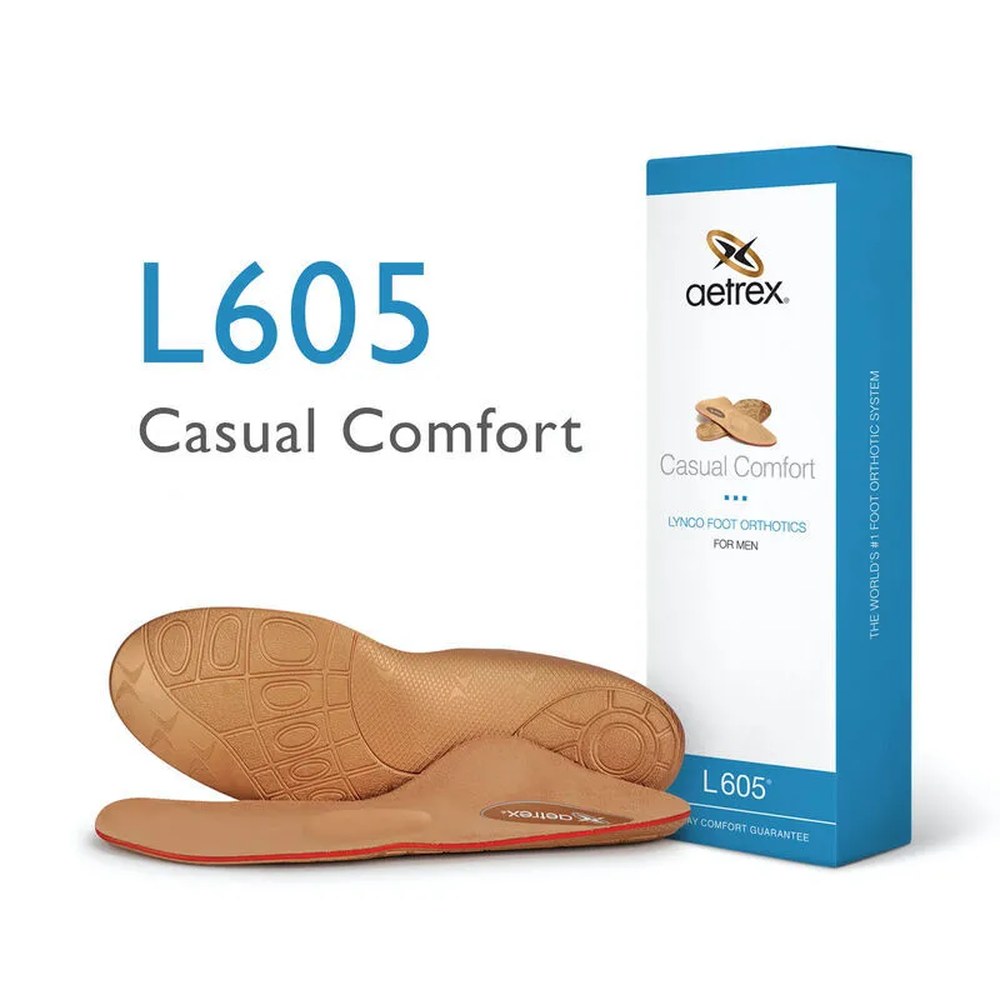 Aetrex Casual Everyday Met Orthotic Insole - Copper