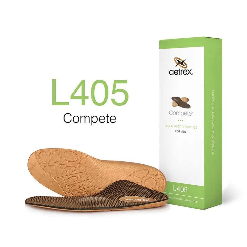 Aetrex Compete Active W Met Women's Orthotic Insole - Copper