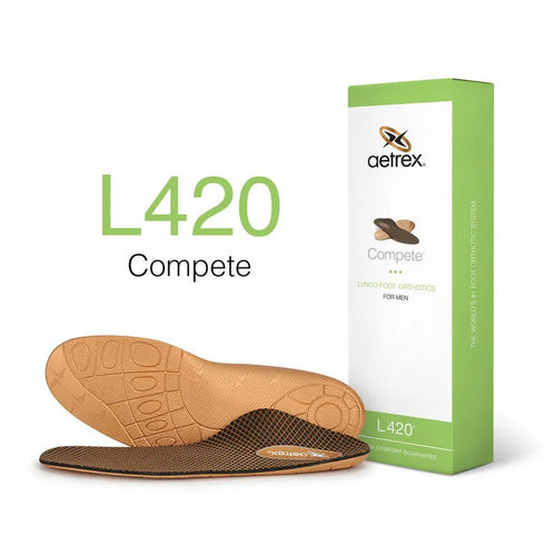 Aetrex Compete Posted Ortho Orthotic Insole - Copper