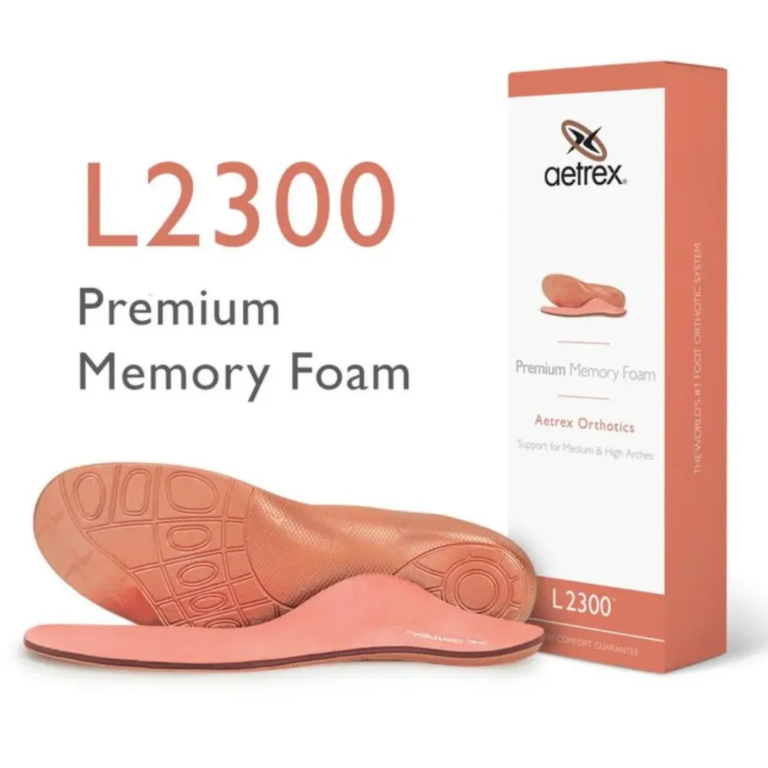 Aetrex Premium Mem Foam Women's Orthotic Insole - Teal