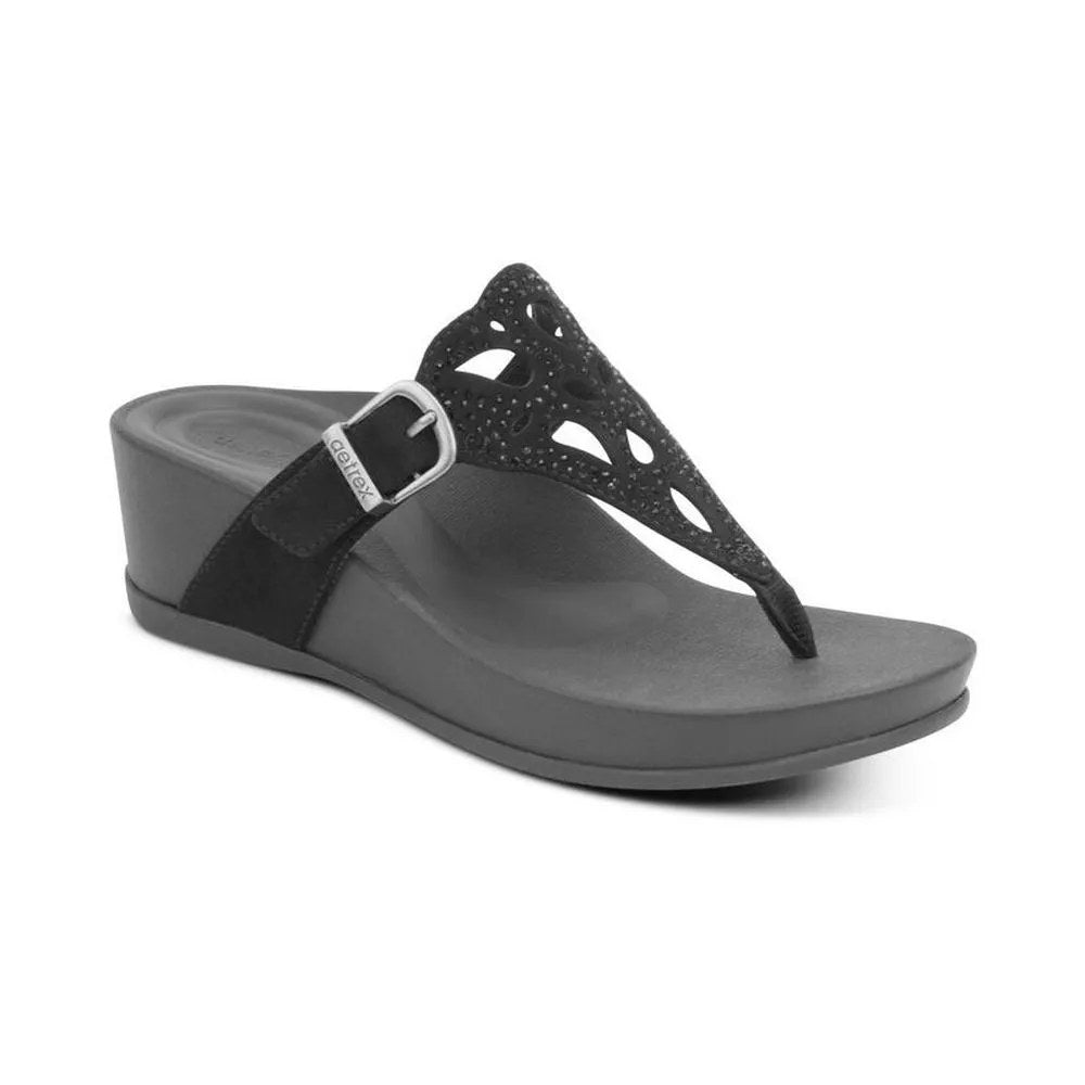 Aetrex Tasha Women's Sandal - Black