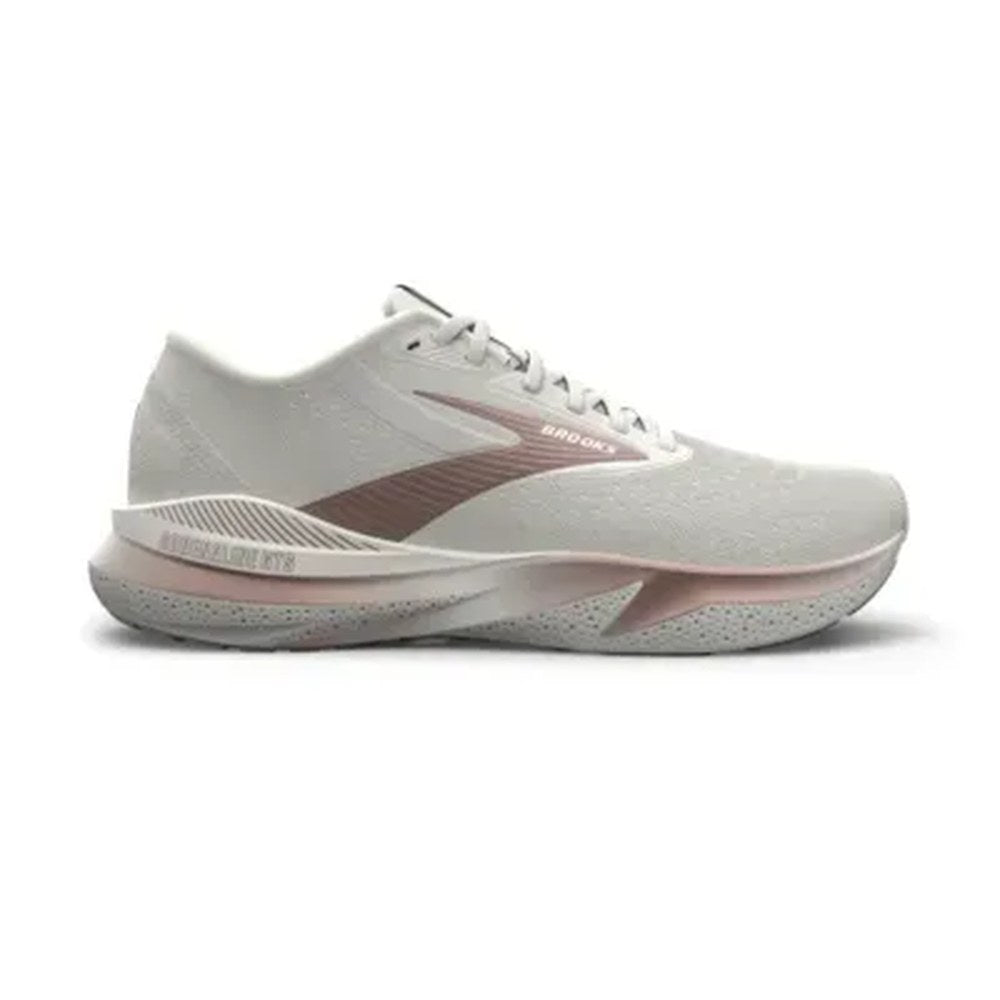 Brooks Adrenaline GTS 24 Women's Running Shoe - Coconut/Rose Gold/White