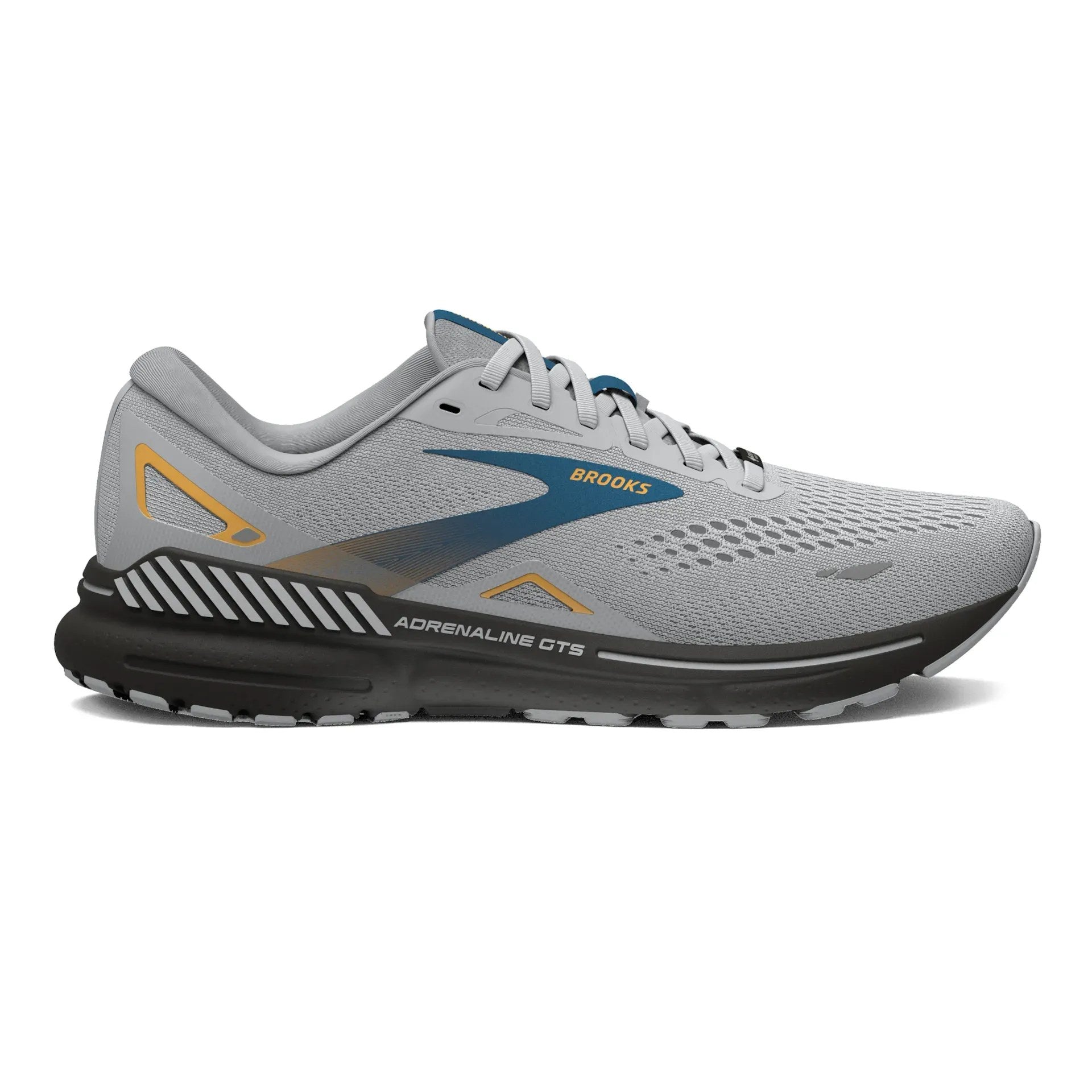 Brooks Adrenaline GTS23 GTX Men's Running Shoe - Oyster/Mushroom/Orange/Blue