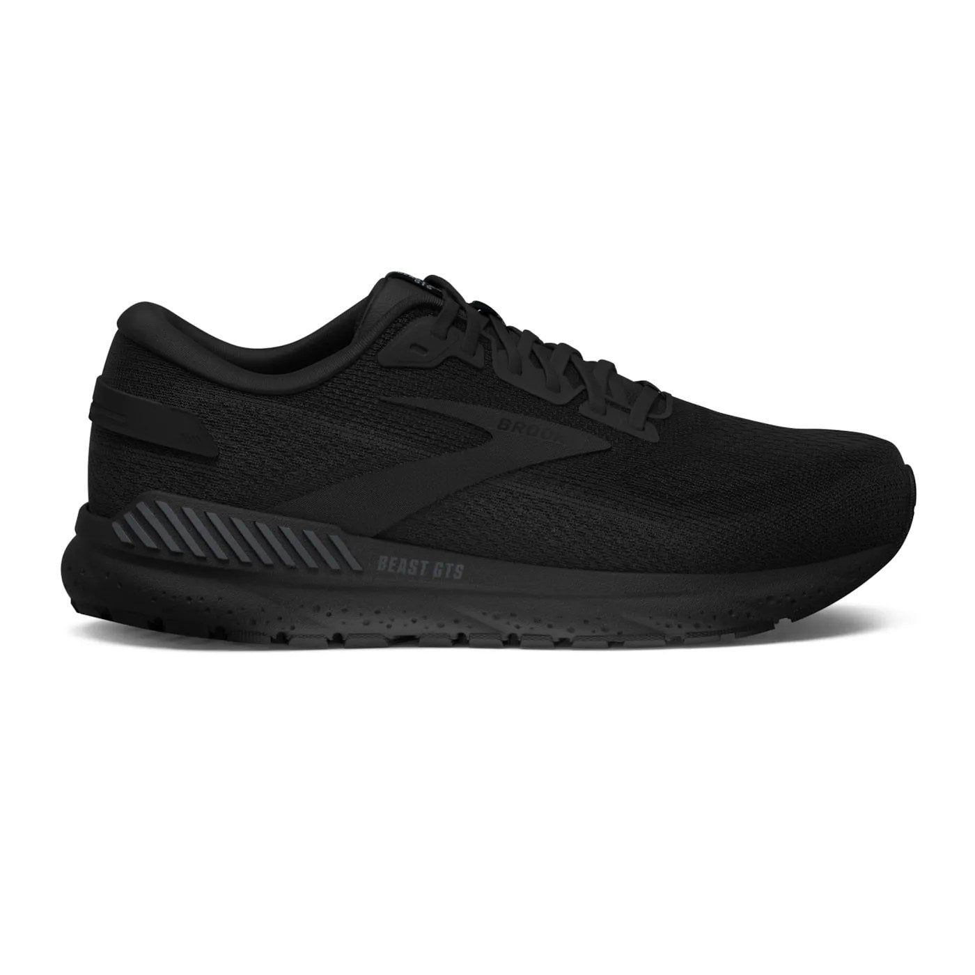 Brooks Beast GTS 24 Men's Running Shoe - Black/Black/Ebony