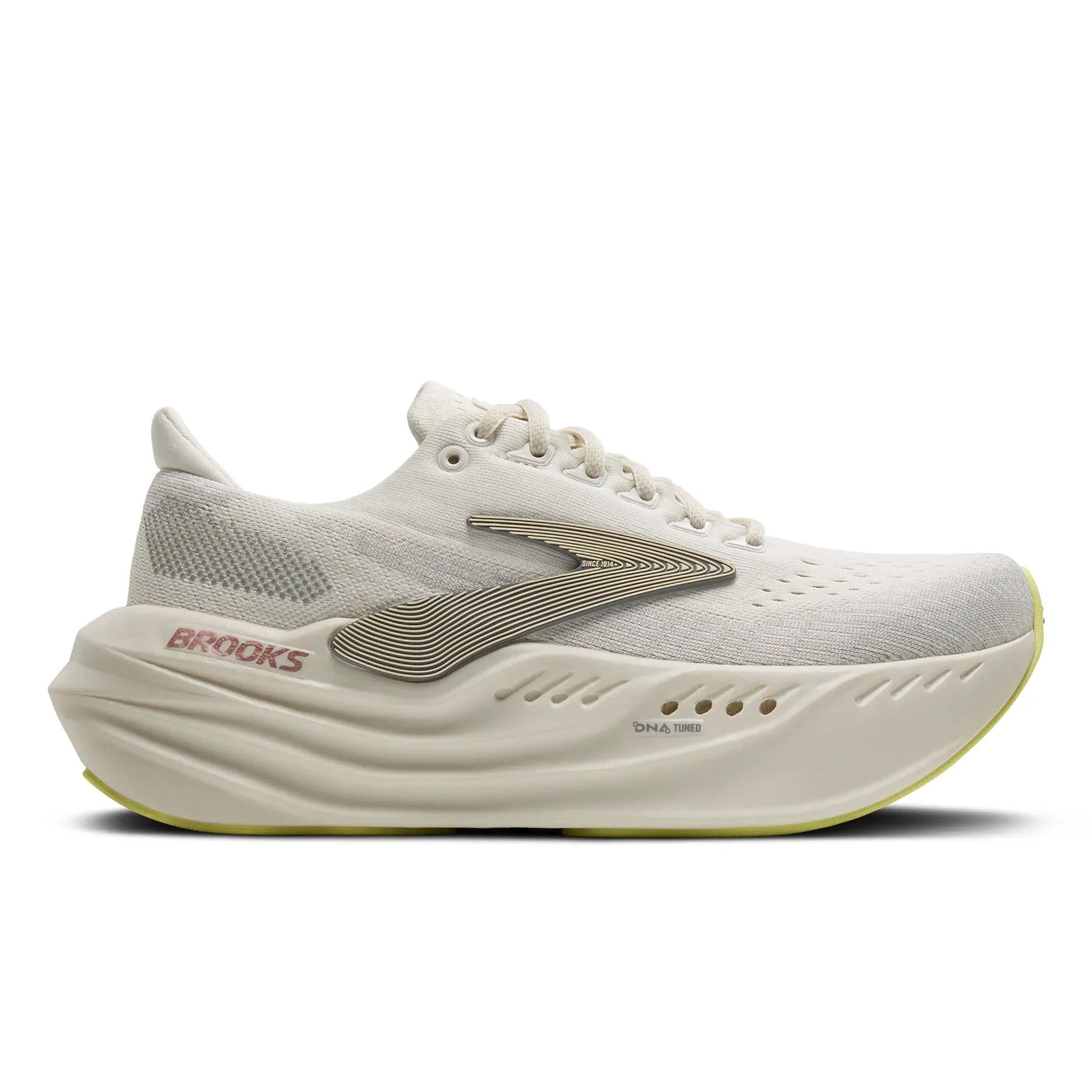 Brooks Glycerin Max Women's Running Shoe - Coconut/Alloy/Rose