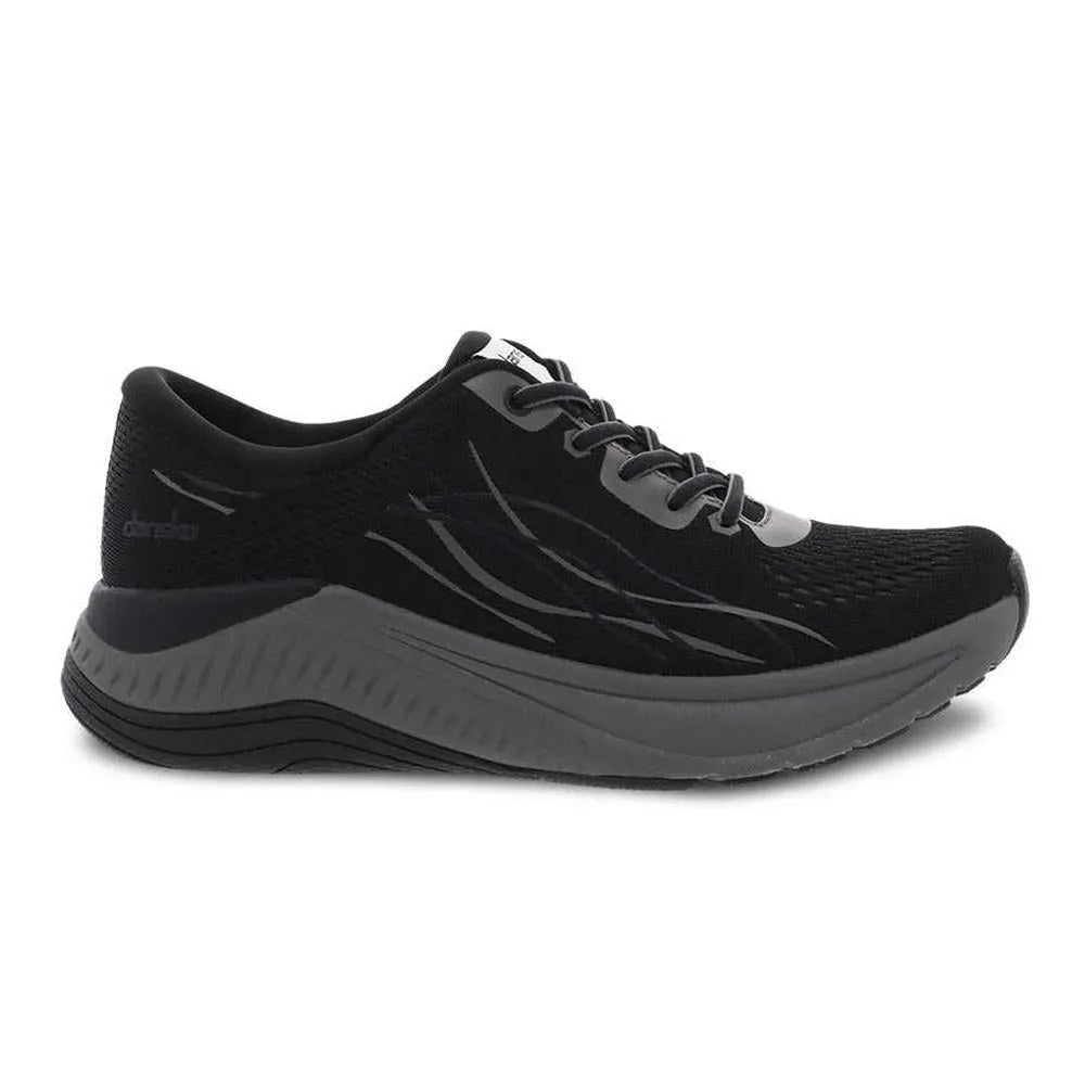 Dansko Pace Mesh Women's Walking Shoe (Wide) Running Shoe - Black/Grey