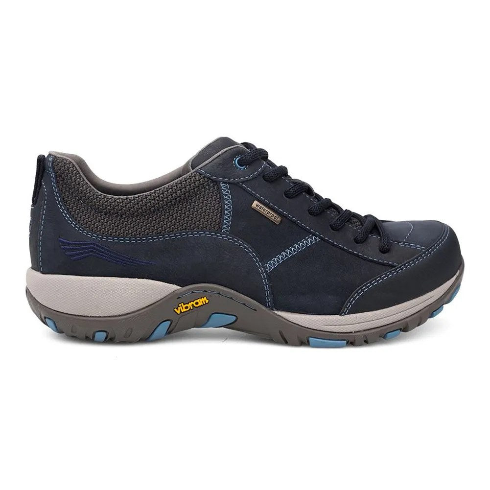 Dansko Paisley Milled Nubuc Women's Work Shoe - Navy