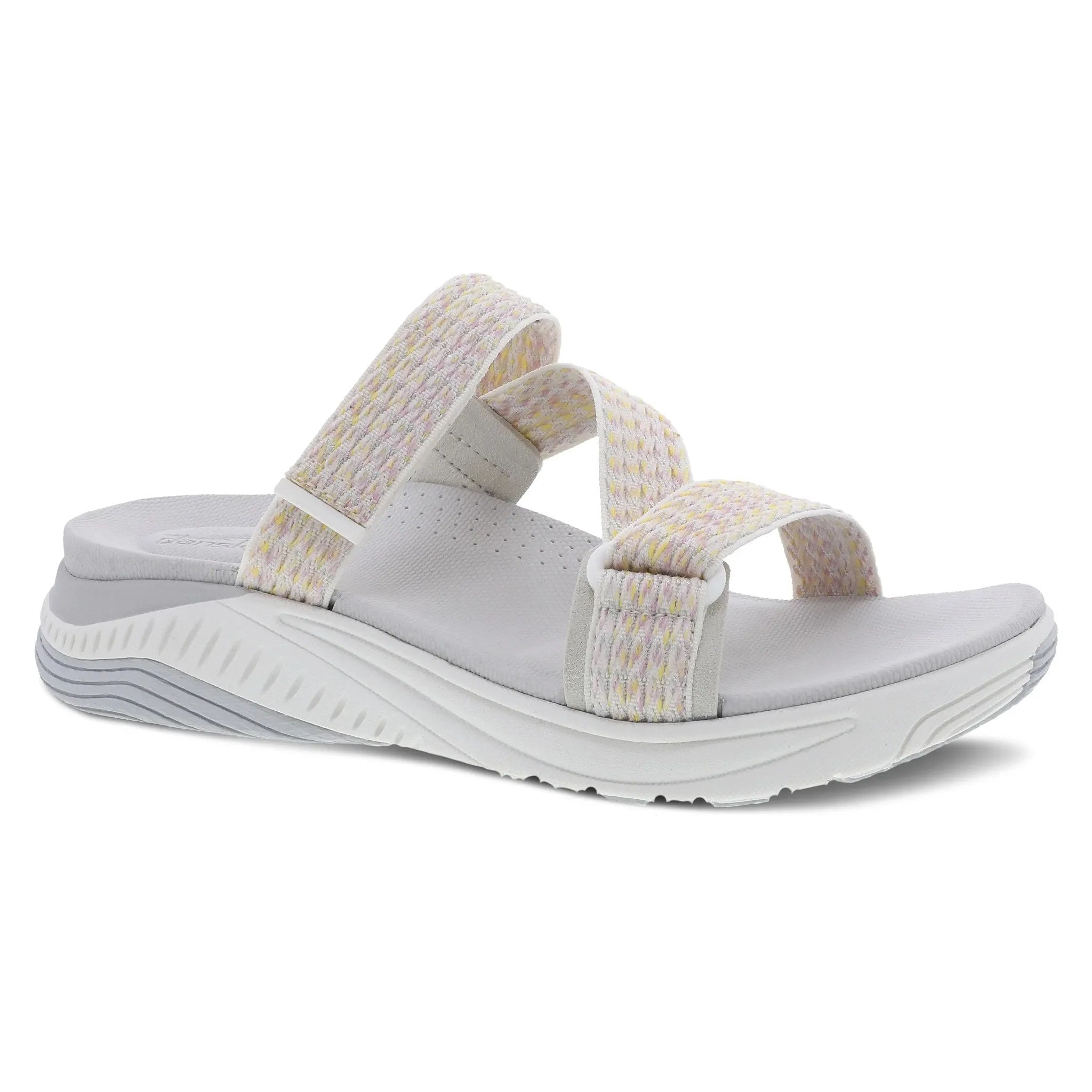 Dansko Rosette Webbing Women's Sandal - Ivory Multi