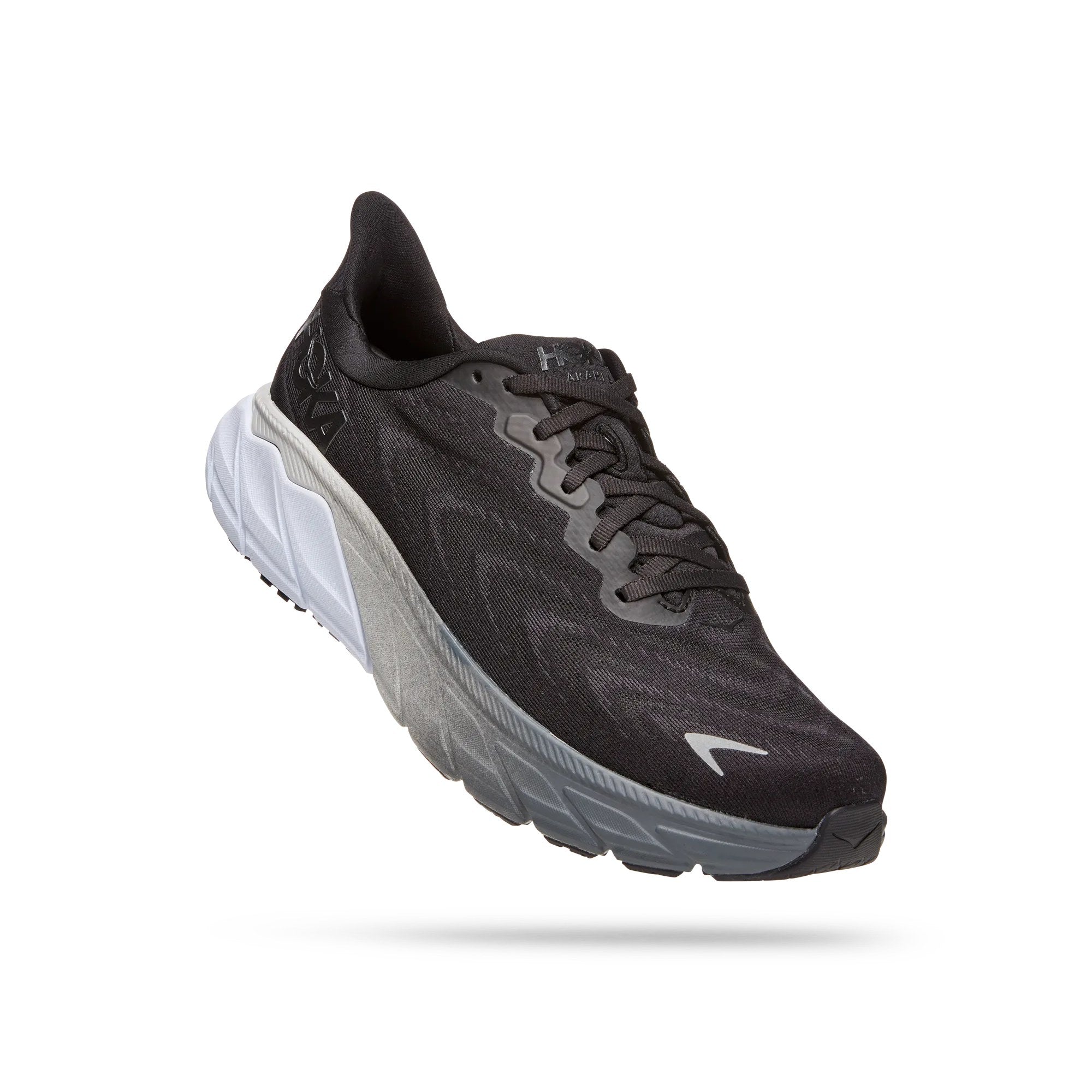 Hoka Arahi 6 Men's Running Shoe - Black/White
