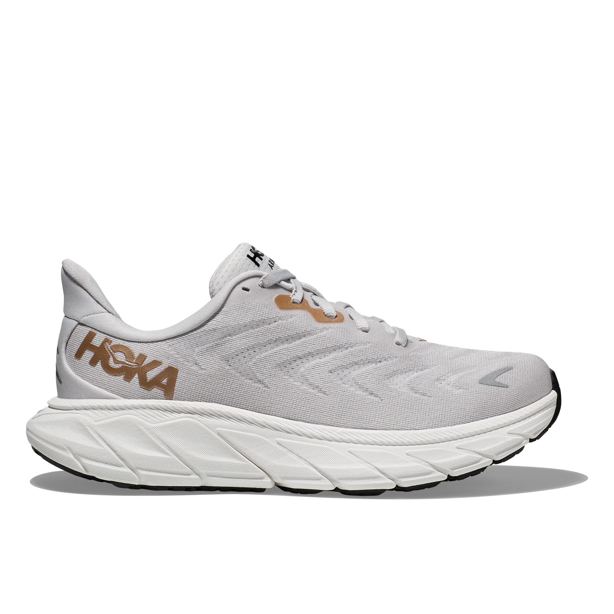 Hoka Arahi 6 Women's Running Shoe (Wide) Running Shoe - Nimbus Cloud / Rose Gold