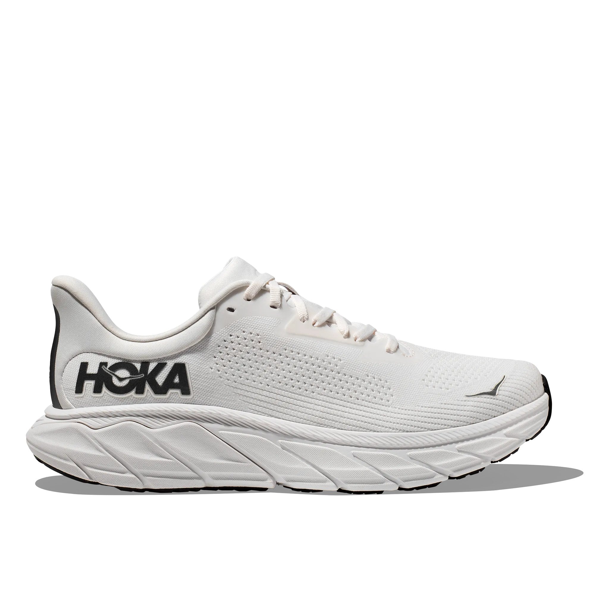 Hoka Arahi 7 Men's (Wide) Running Shoe - Blanc De Blanc Steel Wool