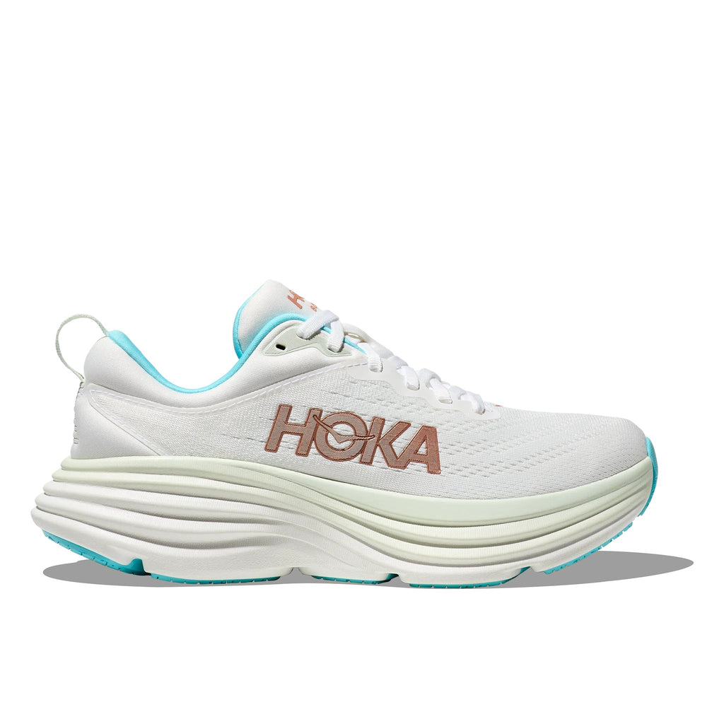Hoka Bondi 8 Men's Running Shoe - Frost/Rose Gold