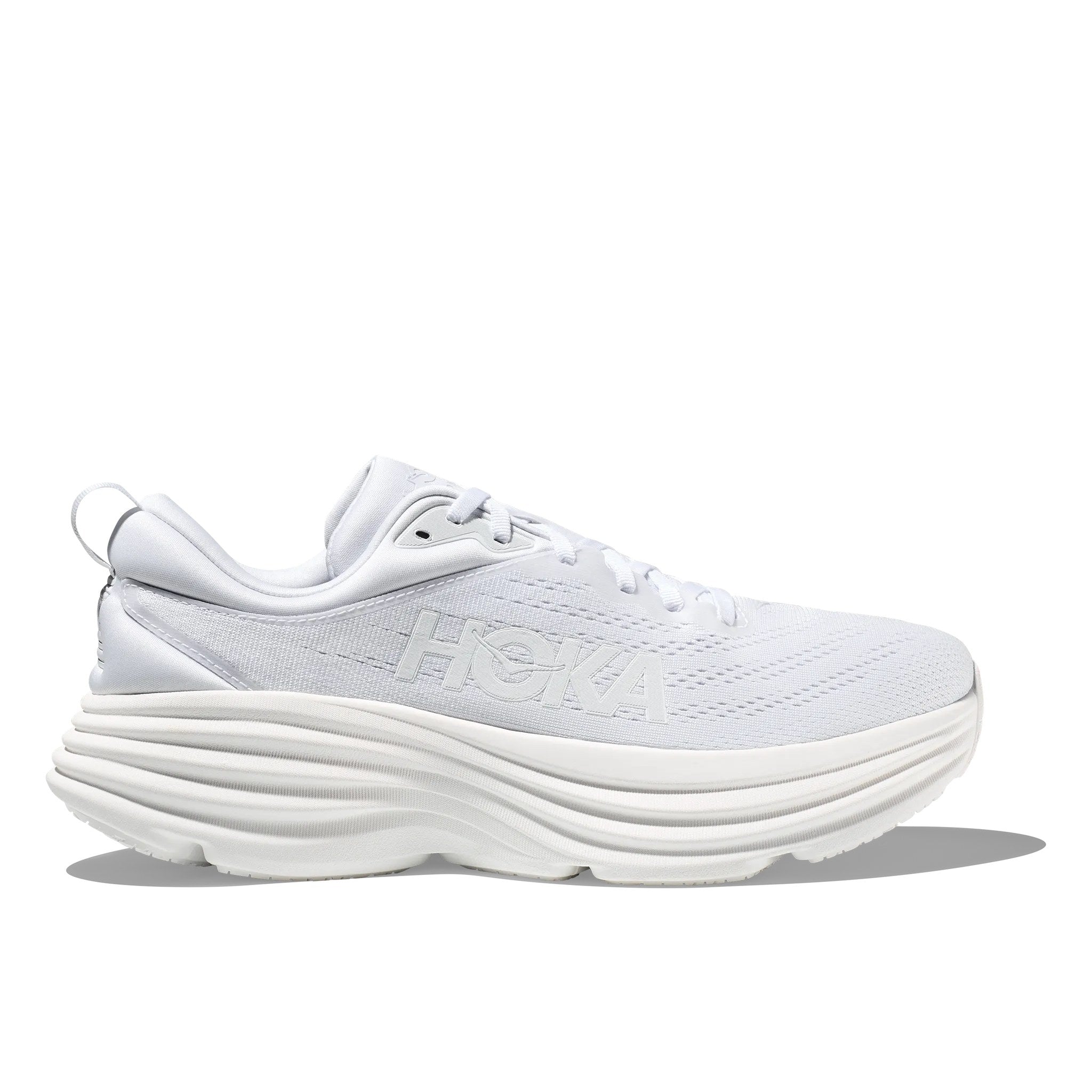 Hoka Bondi 8 Men's Running Shoe - White/White