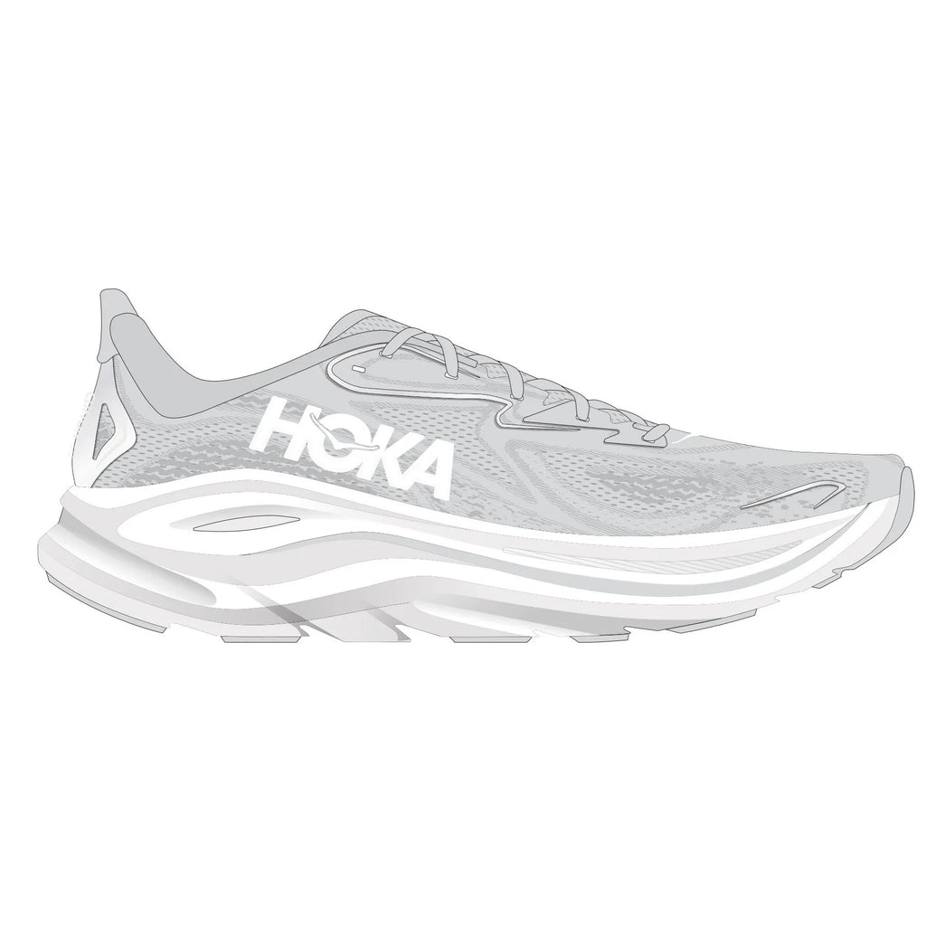 Hoka Clifton 10 Women's Running Shoe - Cosmic Grey/Stardust