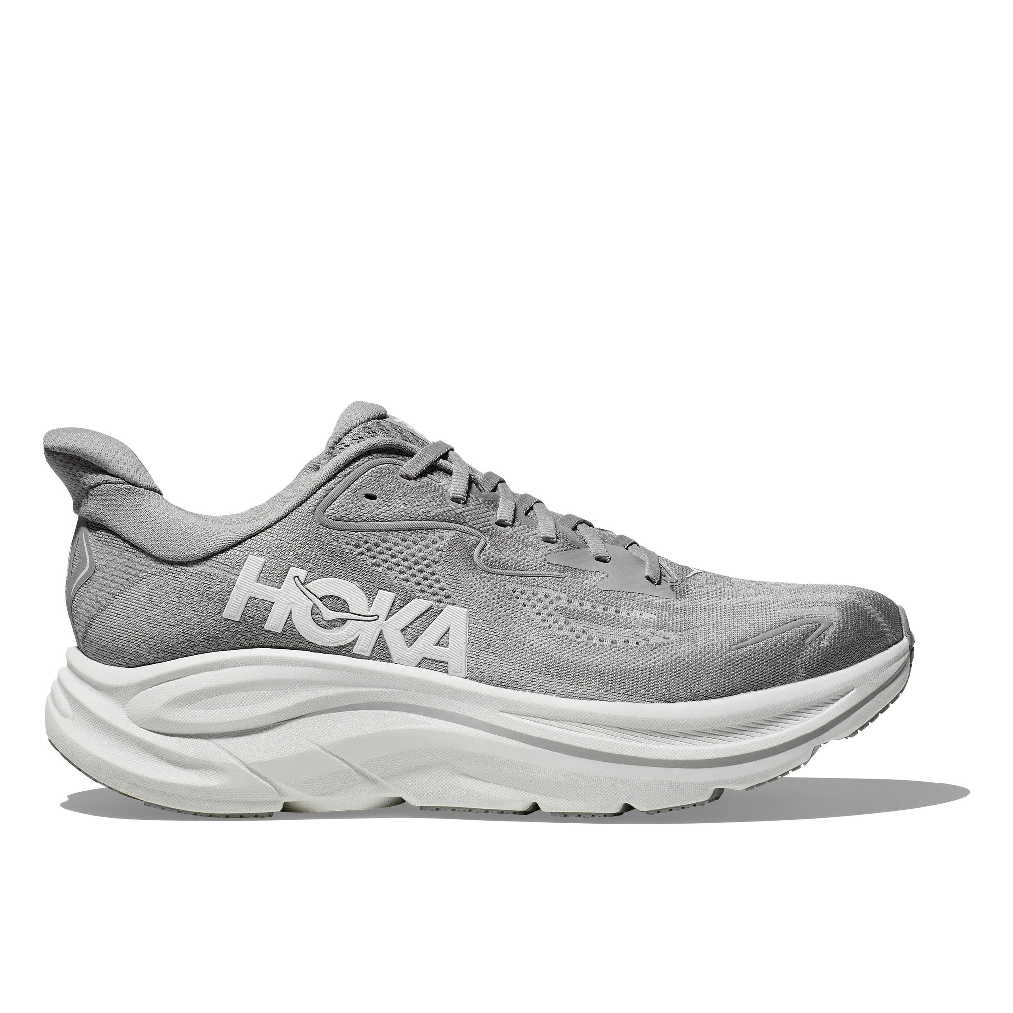 Hoka Clifton 10 Men's Running Shoe (Wide) Running Shoe - Stellar Grey / Stardust