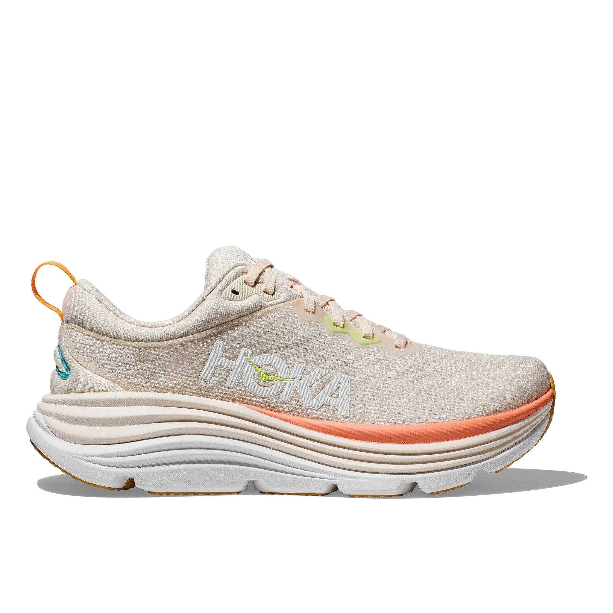 Hoka Gaviota 5 Women's Running Shoe - Vanilla/Eggnog