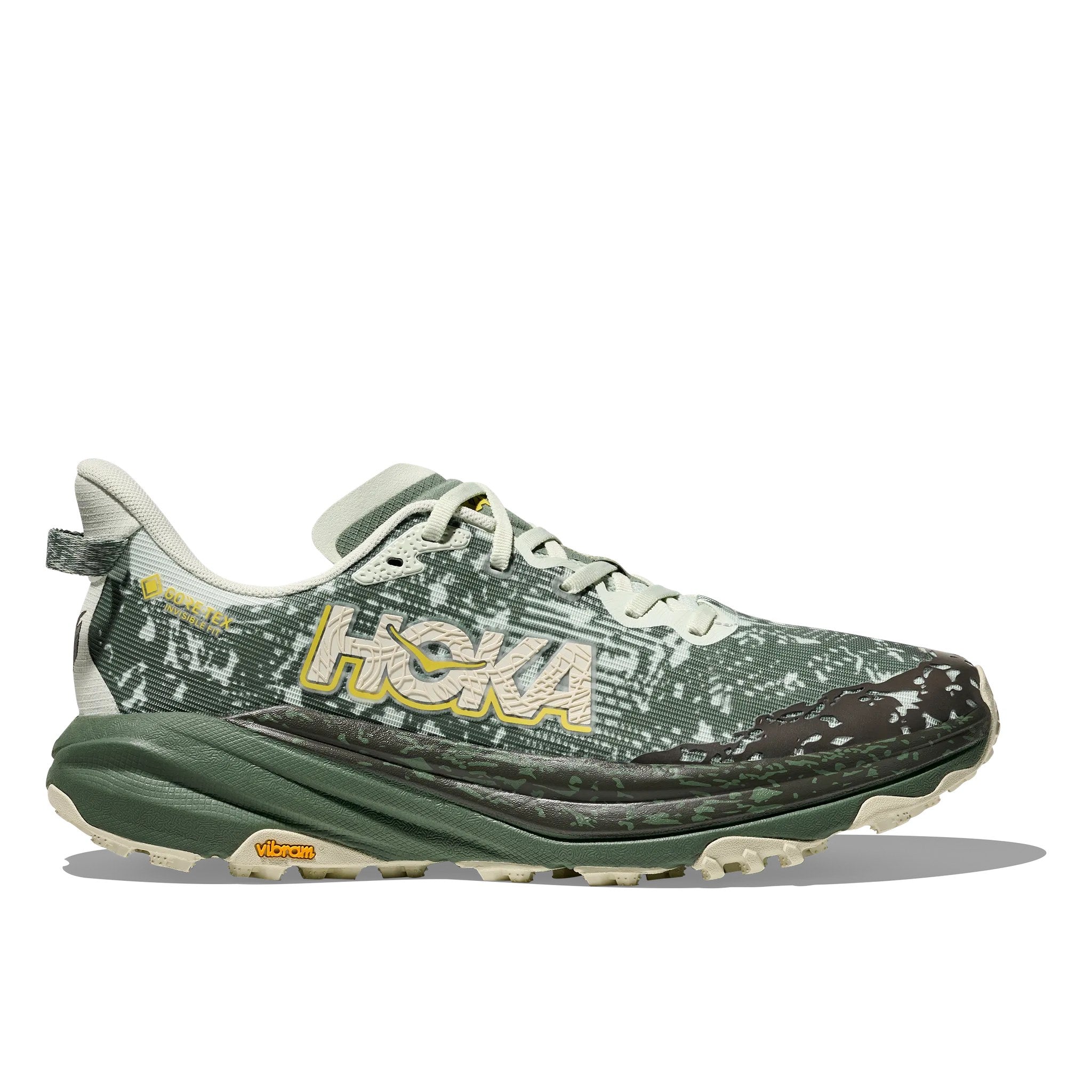 Hoka Speedgoat 6 GTX Men's Running Shoe - Sea Glass / Fern