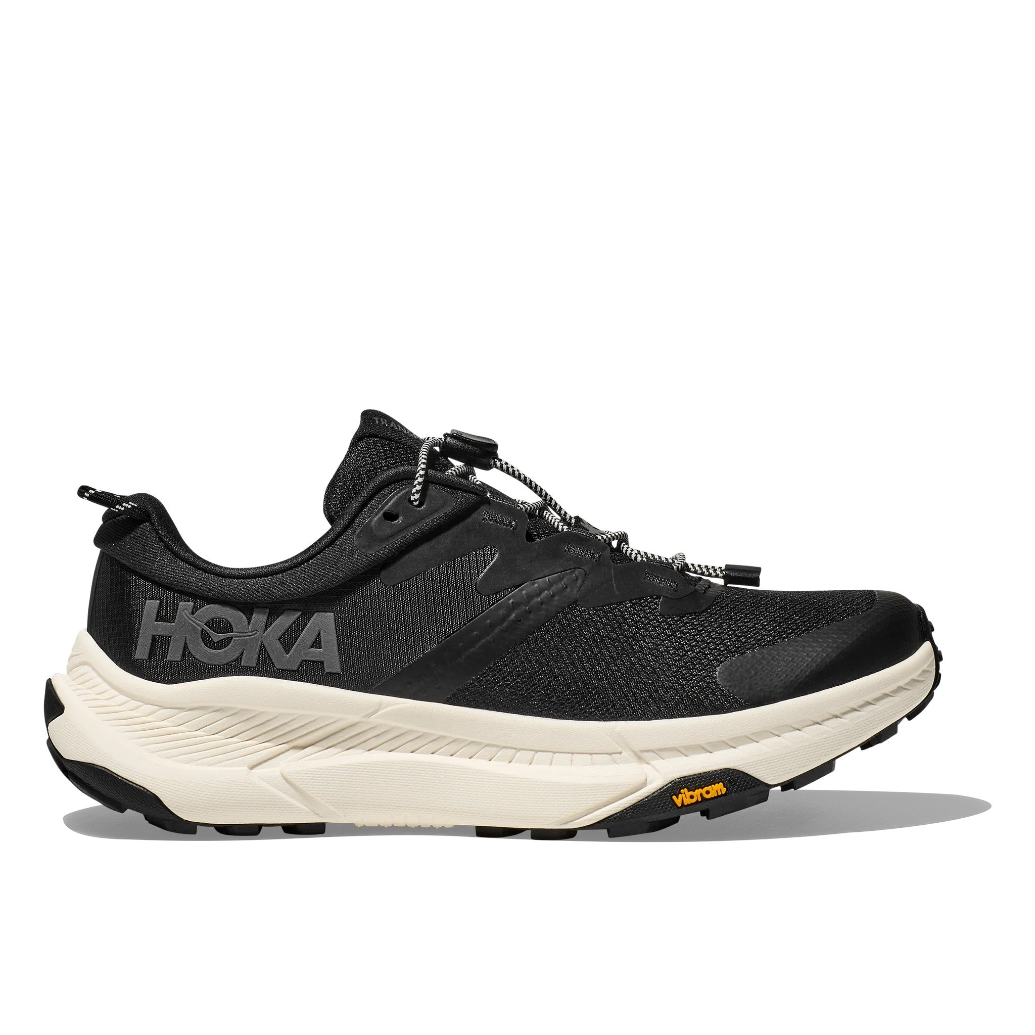 Hoka Transport Men's Running Shoe - Black/Alabaster