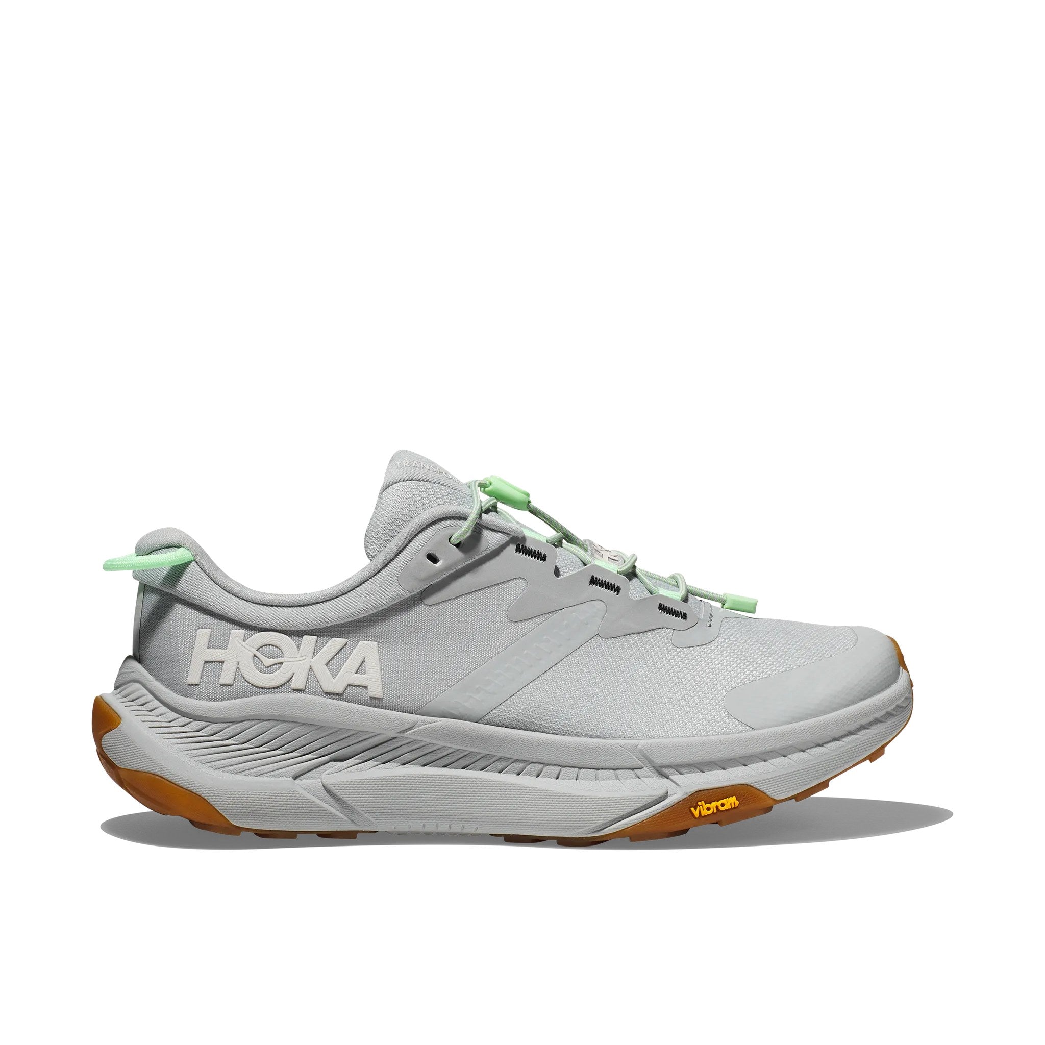 Hoka Transport Men's Running Shoe - Harbor Mist/Lime Glow