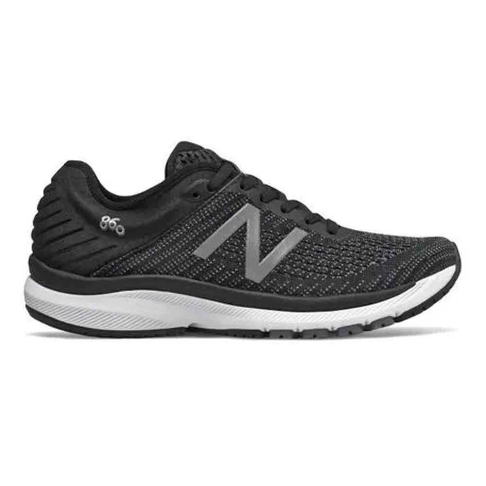 New Balance 860 Running Women's Shoe - Black/White