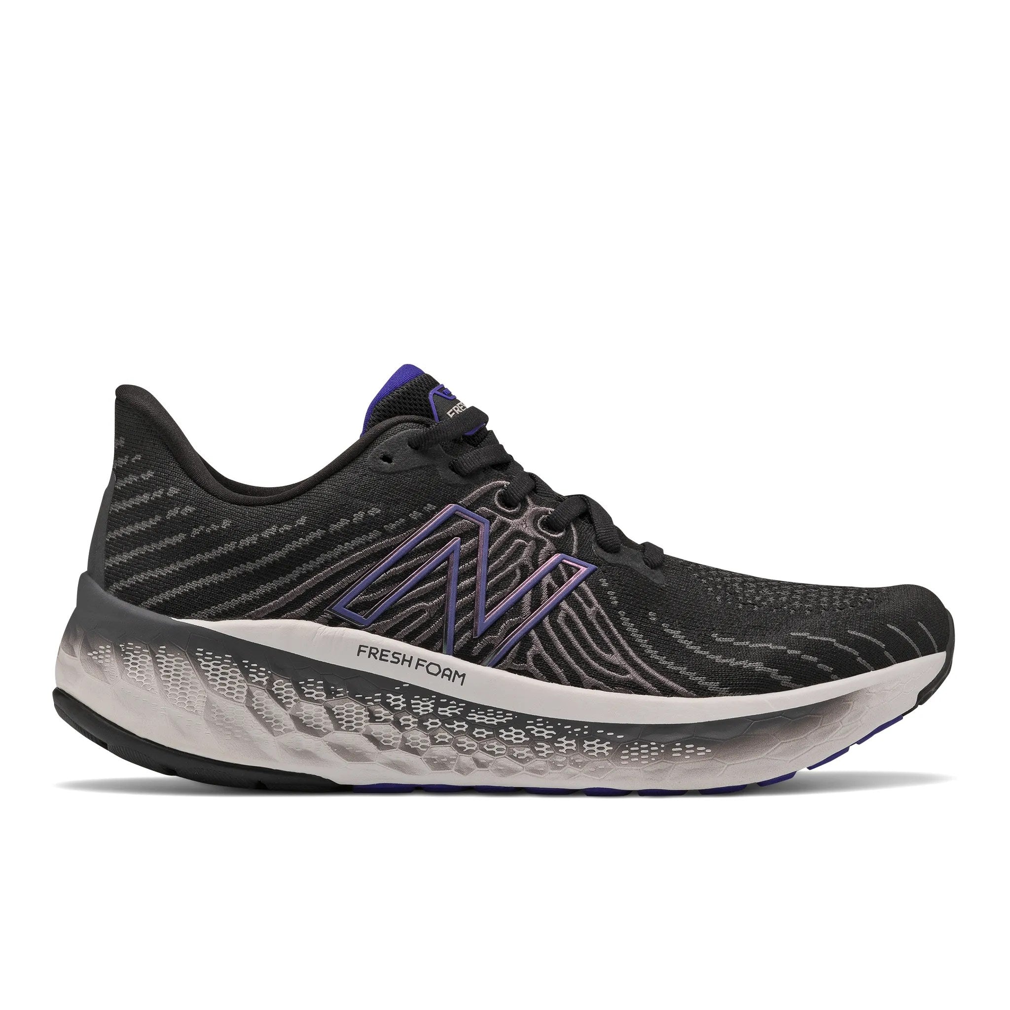 New Balance Vongo X Fresh Foam Men's Running Shoe - Black/Deep Violet