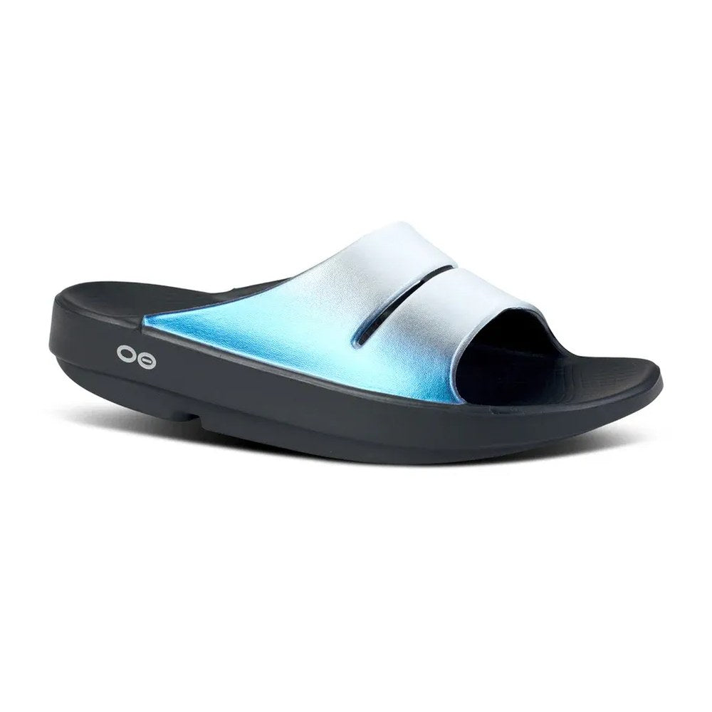 Oofos Ooahh Luxe Slide Women's Sandal - Frost