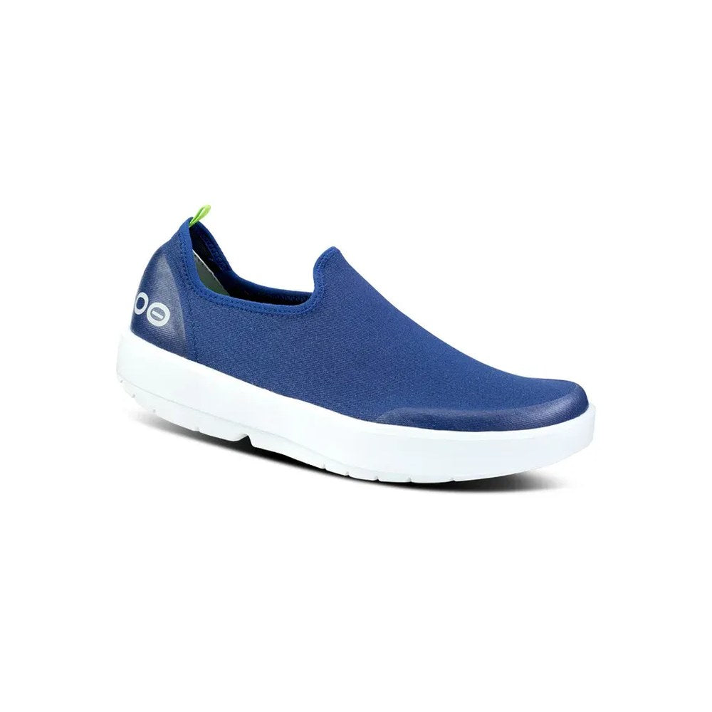 Oofos Oomg EEze Men's Casual Shoe - White Navy