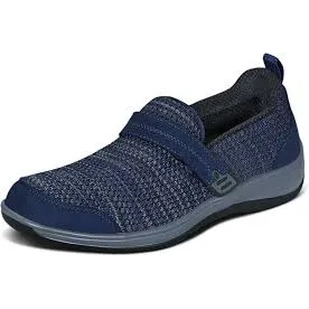 Orthofeet Quincy Stretch Slip Women's Casual Shoe - Blue