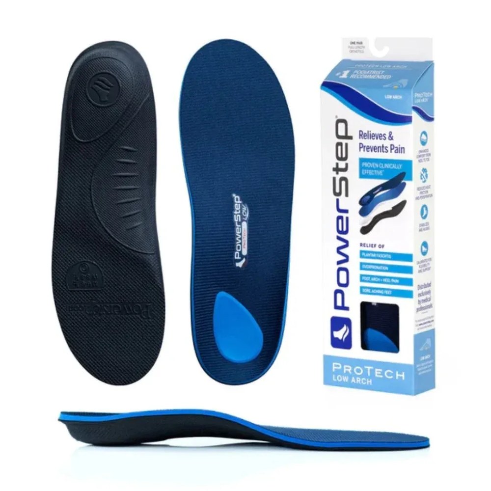 Powerstep Protech Control 3/4 Orthotic Insole - Blue