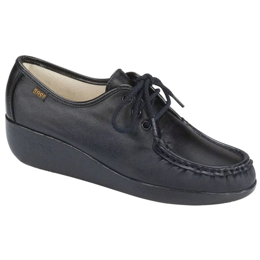 SAS Bounce Lace Up Moc Women's Casual Shoe - Black