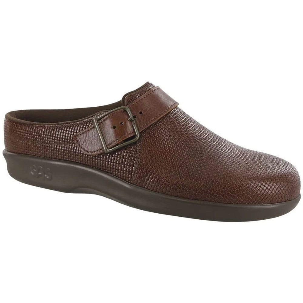 SAS Clog Slide Women's Sandal - Woven Brown