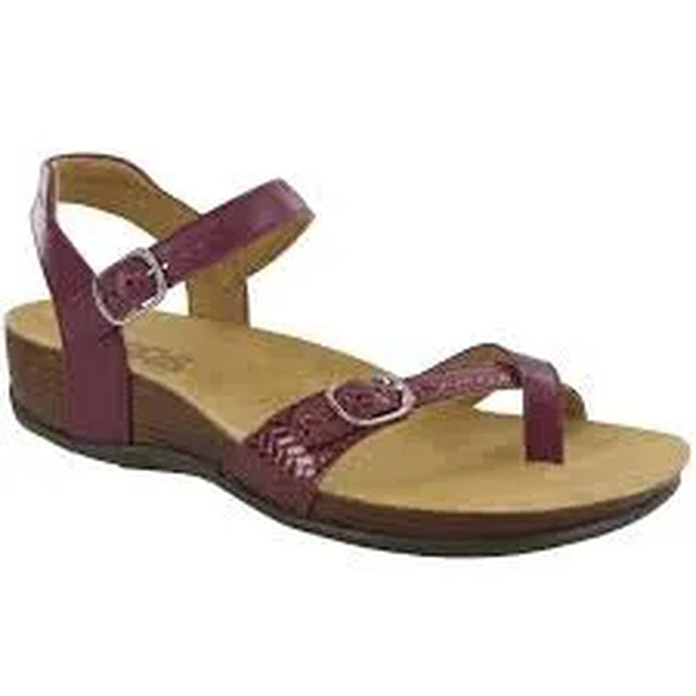 SAS Pampa Women's Sandal - Plum/Weave