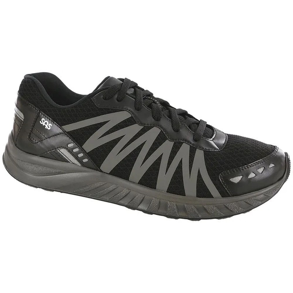 SAS Pursuit Lace Up Men's Casual Shoe - Black/Gray