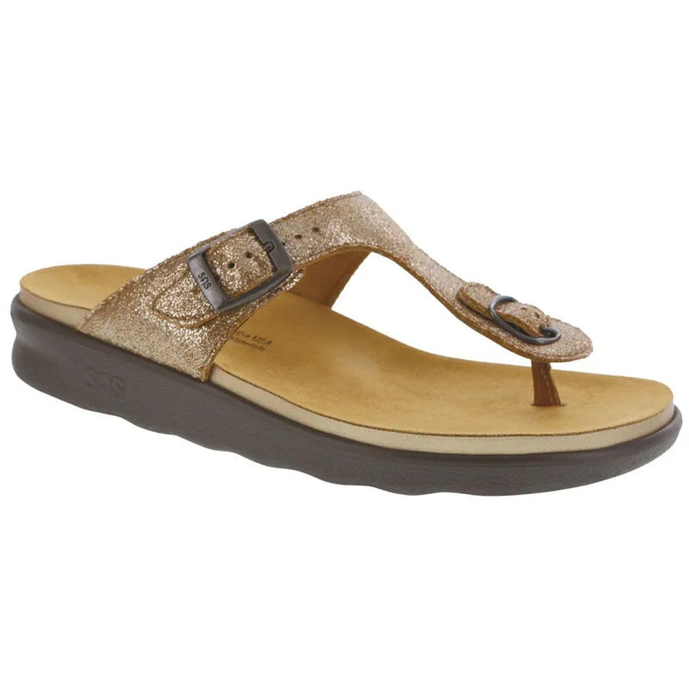 SAS Sanibel T Strap Slid Women's Sandal - Sunstone