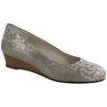 SAS Sofia Wedge Pump Women's Casual Shoe - Gunmetal