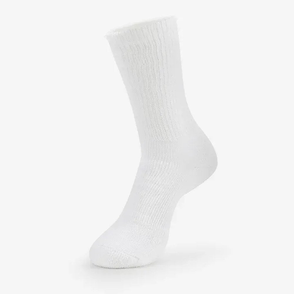 Thorlos Moderate Cush Crew Sock - White