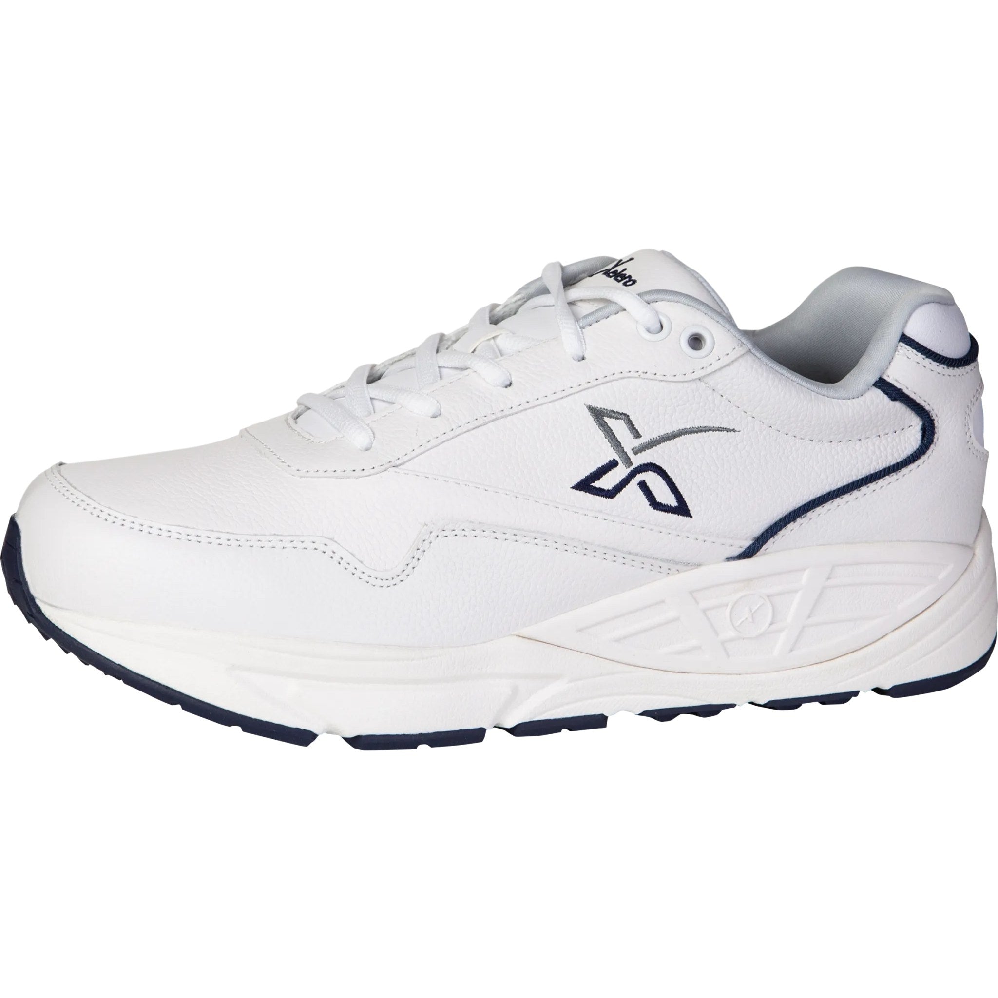Xelero Matrix Leather Men's Comfort Shoe - White/Lt Grey
